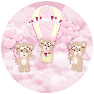 Imagem de Painel Redondo 3D Sublimado Balões Frd-1209