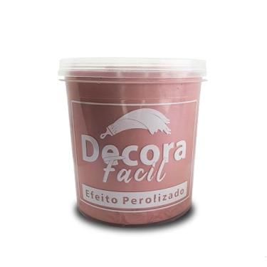 Imagem de Cimento Queimado Com Efeito Perolizado Decora Fácil 1kg (Baby Pink)