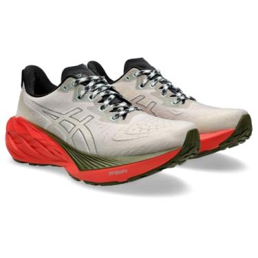 Imagem de Tênis Asics Novablast 4 TR - Masculino - 43 - Cinza-Vermelho