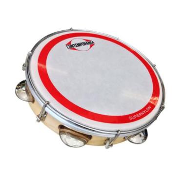 Imagem de Pandeiro Contemporânea 10" Madeira 24DTSSN Super Nylon - Natural