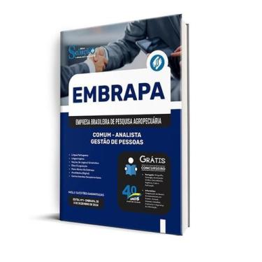 Imagem de Apostila Embrapa 2025 - Comum Analista Gestão Pessoas Área 9 - Editora