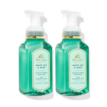 Imagem de Sabonete para mãos Bath & Body Works White Tea & Sage, pacote com 2 un