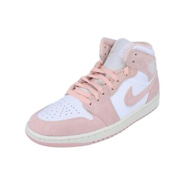 Imagem de Tênis masculino Jordan 1 Mid SE Branco/Legend Pink-Sail (FN5215 161), Branco/vela/rosa legenda, 43