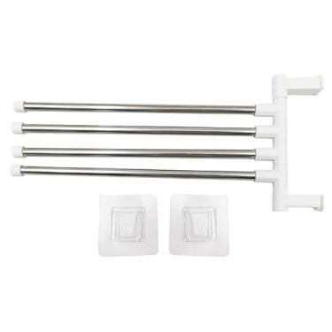 Imagem de Varal para Toalhas Dobrável e Resistente – Ideal para Banheiros e Lavanderias – Suporte para Secagem Rápida – Compacto, Portátil e Fácil de Instalar