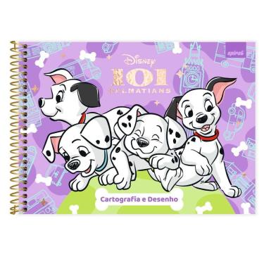 Imagem de Caderno cartografia capa dura 80fls Disney Cl 2526929 Spiral Cld