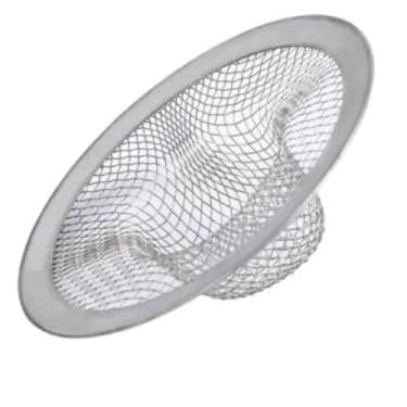 Imagem de Ralinho Japones Aço Inox e Borda Aluminio - Ralo Tela Pia Americana 3.1/2 Especial - PANAMI