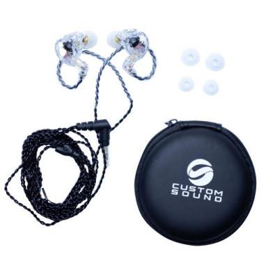 Imagem de Fone de ouvido retorno palco profissional 2 drivers csie100 - CUSTOM S