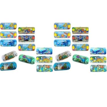 Imagem de kit 24 aquaplay fundo do mar jogo argola Agua Animais Unicornio Infant