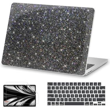 Imagem de AKIT Capa compatível com MacBook Pro de 13 polegadas 2025 2024-2020 M2 M1 A2338 A2251 A2289, design brilhante perolado para laptop, capa de teclado e protetor de tela para MacBook Pro de 13 polegadas,