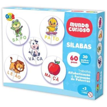Imagem de Brinquedo Pedagogico Silabas 60 Pcs - GGB PLAST