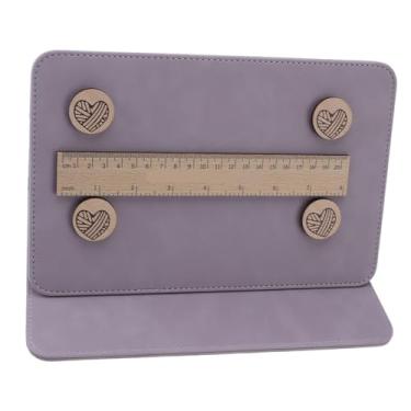 Imagem de Pssopp Acessórios de tricô para o Suporte do Gráfico de crochê Ferramenta Magnetizada para Uso Portátil Em Casa (Roxo)