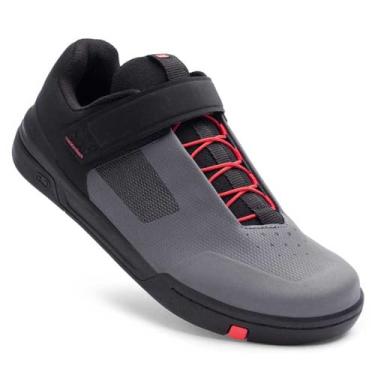 Imagem de Crankbrothers Tênis de ciclismo masculino moderno, EUA 6,5 | EU 39, Cinza/vermelho, 45 BR