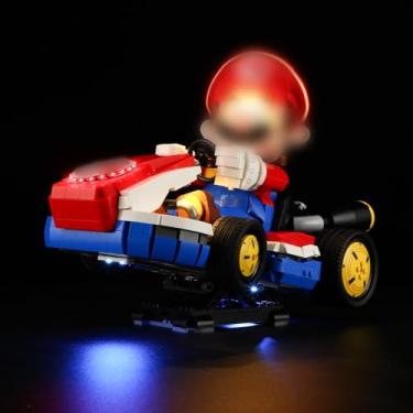 Imagem de LED Light for Lego 72037 Mario Kart Mario & Standard Kart Set, Light Kit Compatible with Lego 72037 Building Blocks Model, Not Included The Model Set