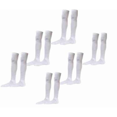 Imagem de KIT 6 Meião de Futebol Kanxa Profissional, Branco