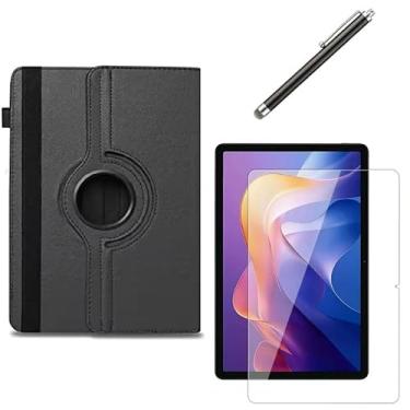 Imagem de Capa Case Giratoria para Tablet Redmi Pad 2 + Película de Vidro Temperado 9H + Caneta Touch - Phone Palace