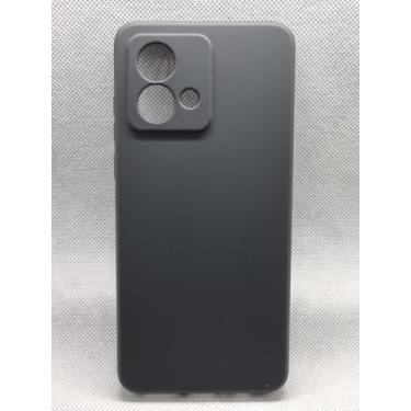 Imagem de Capa Silicone Aveludada Moto G84 (Preto)