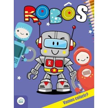 Imagem de Vamos colorir robôs - PASSO A PASSO, 3