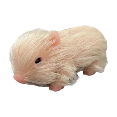 Imagem de Amagogo Estatueta de porco de silicone bebê piggy boneca foto prop bonito artesanal recém-nascido porco boneca em miniatura brinquedo de porco para crianças