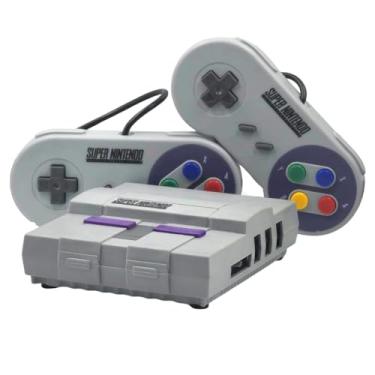 Imagem de Game Retro Mini Super Nintendo + 150 mil Jogos + 2 Controles + Pack com todos os Jogos de Snes (Controles SNES)