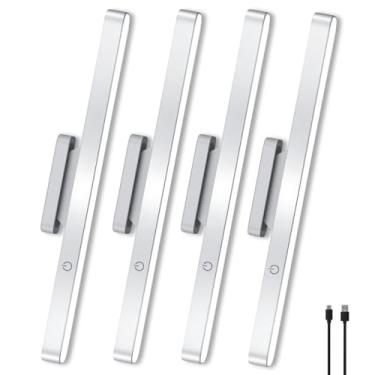 Imagem de Luminaria LED 35cm com Bateria Recarregavel 2400mAh Sensor Touch 3 Temperaturas de Cor 5 Intensidades Sem Fio para Armario Espelho Escrivaninha (4)