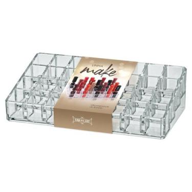 Imagem de Organizador De Batons E Cosméticos 32 Divisões Acrílico Make N711 Niqu