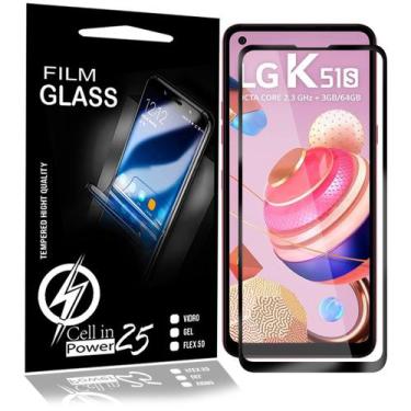 Imagem de Película De Vidro 3d Borda Curvada LG K51S LMK510BMW 6.5 - Cell In Pow