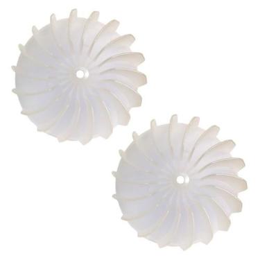 Imagem de Kit c/ 2 - Hélice (Ventoinha) 18 Pás P/ Secador C/ Motor Eixo 4.5mm - 