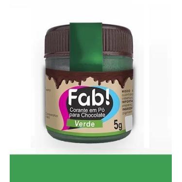 Imagem de Corante Em Po P/ Choco Verde 5g Fab - Fab Industria
