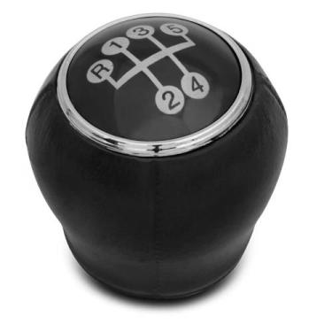 Imagem de Bola / Manopla Câmbio Corsa 1994 até 2012 Aro Cromado Com Acrílico - N