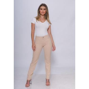 Imagem de Calça 7831 Creme Claro Skinny - macaw, Bege, 40