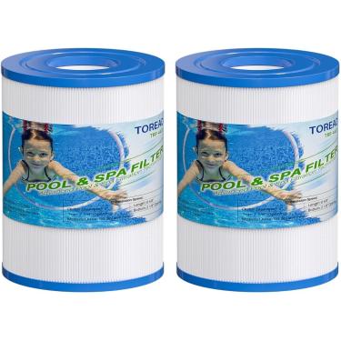 Imagem de TOREAD Filtro de spa PRB25SF substitui Unicel C-4405, Filbur FC-2387, PRB25SF-PAIR, R172464, APCC7062, CMP 25392-000-100, 17-2464, 817-5010 Pacote com 2 filtros de banheira de hidromassagem