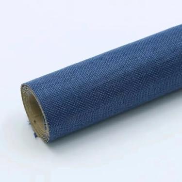 Imagem de Self Adhesive Linen Fabric Patches Tape Durable Fabric Couch Repair Kits for Sofa Couch Linen Sofa Repair(Dark blue,50x145cm)