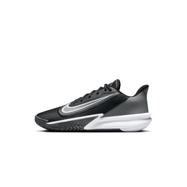 Imagem de Nike Tênis de basquete unissex Precision 7 para adultos, Preto/Branco-Ferro Cinza Fumê, 12.5 Women/11 Men