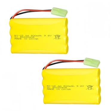 Imagem de Cecicebb Pacote De Bateria Aa Ni-Cd 9,6 V 800 Mah Recarregável Com Conector Mini Tamiya Para Controle Remoto Brinquedos Carro Elétrico 2