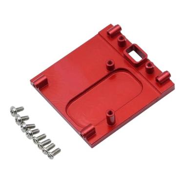Imagem de Dynwave Base de montagem do motor do carro RC Suporte motor Suporte assento Acessórios Base de montagem resistente para MN82 MN168 MN78 Escala 1/12 Carro RC, Vermelho