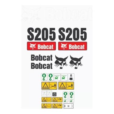 Imagem de Kit Adesivos Bobcat S205