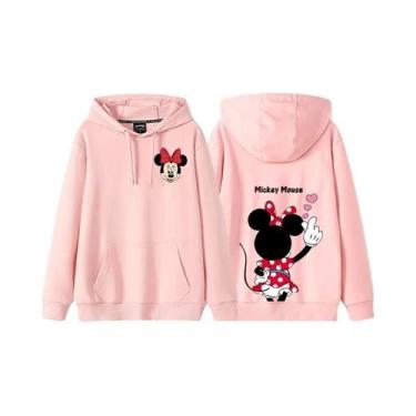 Imagem de Moletom com Capuz Anime Feminino Pato Donald e Margarida - Outono/Inve