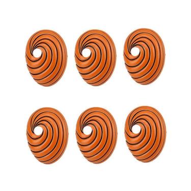 Imagem de Kit 6 Máscara Anime Naruto Cosplay laranja