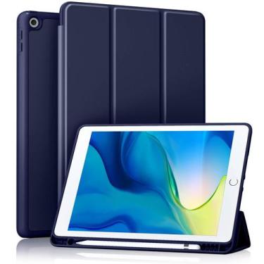 Imagem de Capa Akkerds compatível com iPad 10.2 2021/2020/2019 com porta-lápis a