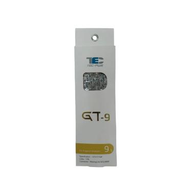 Imagem de CORRENTE BIKE BICICLETA FINA 9 VELOCIDADES GT-9 116 ELOS