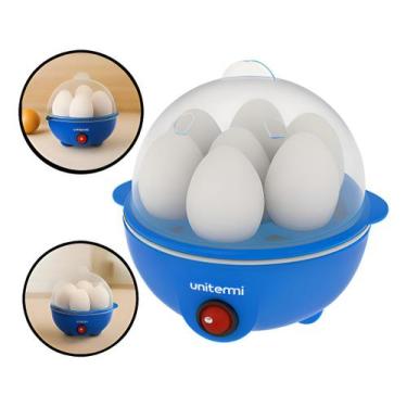 Imagem de Cozedor Ovos Eletrico Portatil Maquina Cozinha A Vapor Cor Cozedor Ovo
