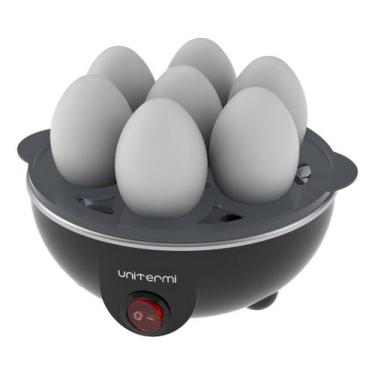 Imagem de Cozedor Ovos A Vapor Egg Ovos Perfeitos Rapidamente Portátil Cor Preto