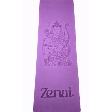 Imagem de Zenai - Tapete de Yoga TPE Antiderrapante Roxo  Yoga, Pilates, Meditaç