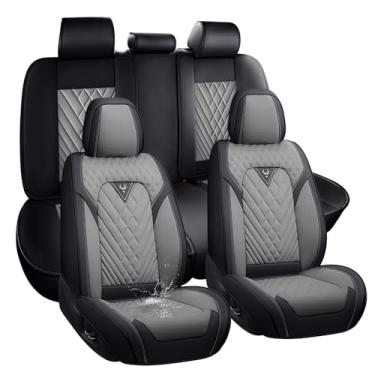 Imagem de Capas de assento de carro adequadas para Chevrolet Chevy Equinox EV 2024-2026, capas de assento de couro premium resistentes ao desgaste à prova d'água cobertura respirável almofadas de assentos