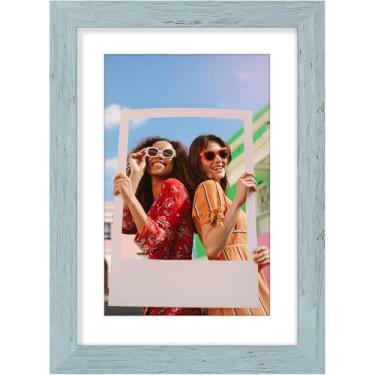 Imagem de Vittanly Porta-retrato 12 x 18 cm, exiba imagens 10 x 15 cm com tapete ou 12 x 18 cm sem tapete, material premium com acrílico resistente a quebras, moldura para foto para exibição de parede ou mesa