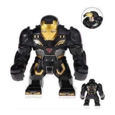 Imagem de Boneco Big Blocos De Montar Grande Homem De Ferro Mk44 Preta