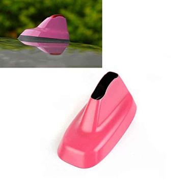 Imagem de SHIFENG Para BMW MINI Cooper S Clubman Countryman F54 F60 antena de sinal de rádio de carro decoração shell adesivo capa 3D (rosa)