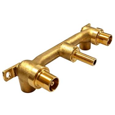 Imagem de Válvula de chuveiro R3500-WL, válvula áspera de montagem na parede para torneiras de banheiro Delta com 2 manípulos. Válvulas de enchimento de banheira de montagem na parede para instalação de