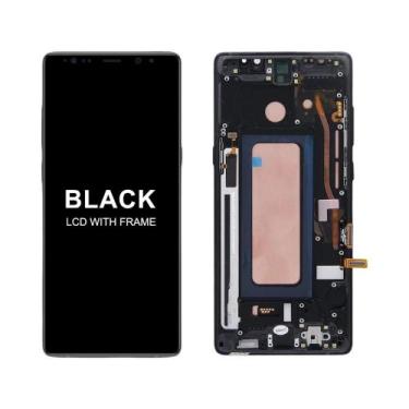 Imagem de Tela LCD Samsung Note8 Com Moldura Para N950F N950U N950W N950FD 100% 