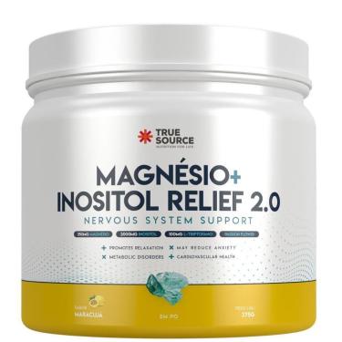 Imagem de Magnesio Bisglicinato Inositol 2.0 375g Maracuja True Source-Unissex